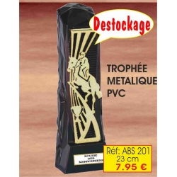 TROPHÉE METAL PVC rèf ABS201 23cm